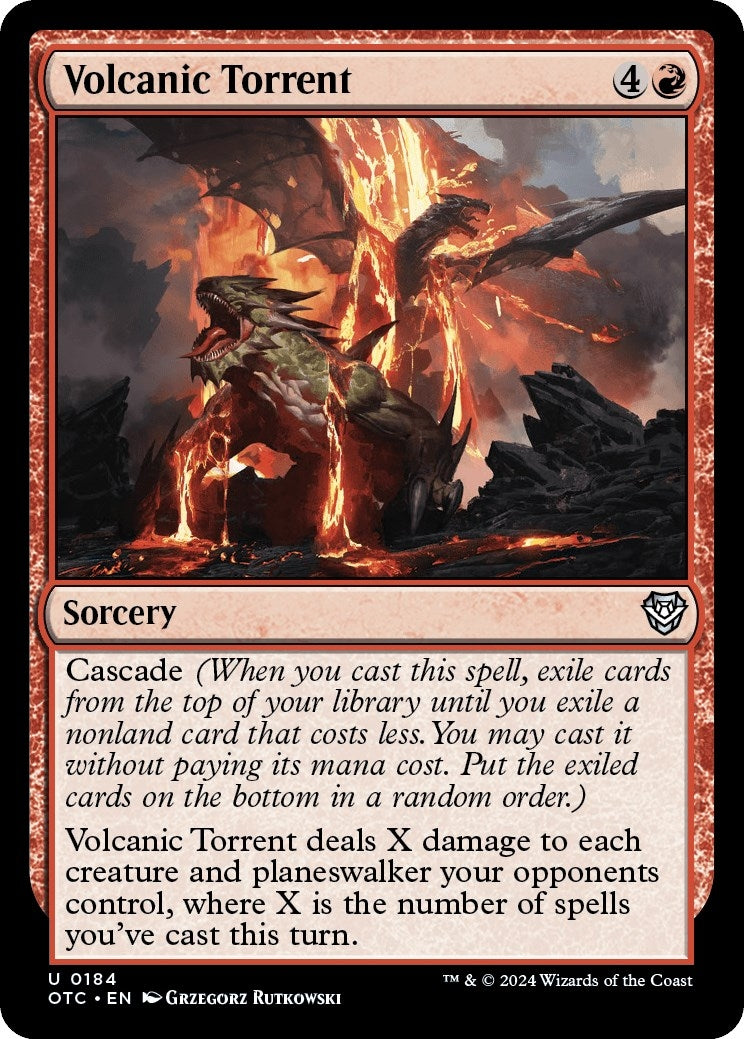 Image for Volcanic Torrent (184) (Commander: Outlaws of Thunder Junction) - Magic: The Gathering