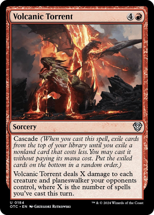 Image for Volcanic Torrent (184) (Commander: Outlaws of Thunder Junction) - Magic: The Gathering