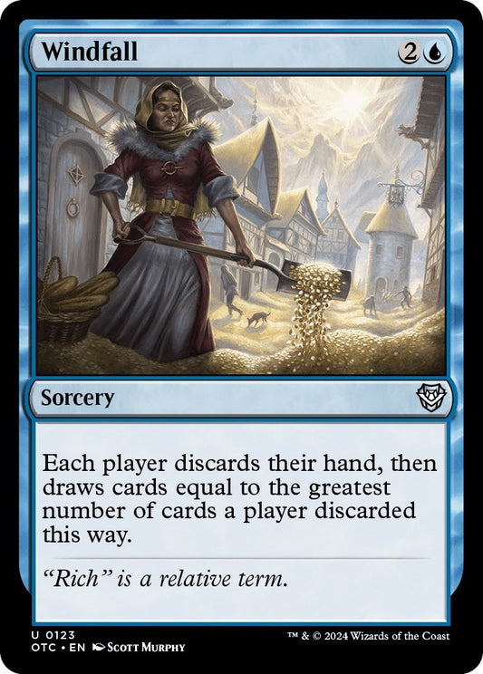 Image for Windfall (123) (Commander: Outlaws of Thunder Junction) - Magic: The Gathering