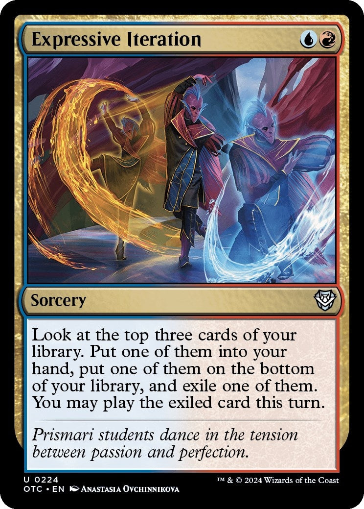 Image for Expressive Iteration (224) (Commander: Outlaws of Thunder Junction) - Magic: The Gathering