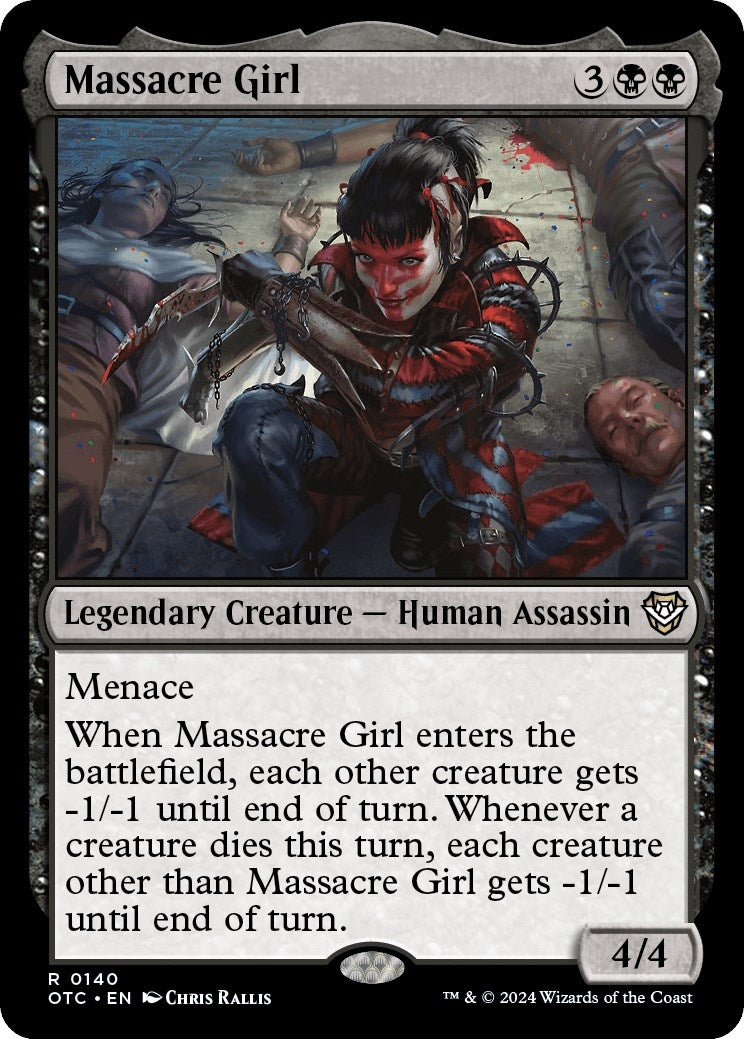 Image for Massacre Girl (140) (Commander: Outlaws of Thunder Junction) - Magic: The Gathering