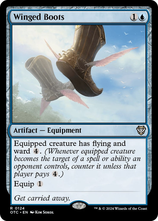 Image for Winged Boots (124) (Commander: Outlaws of Thunder Junction) - Magic: The Gathering