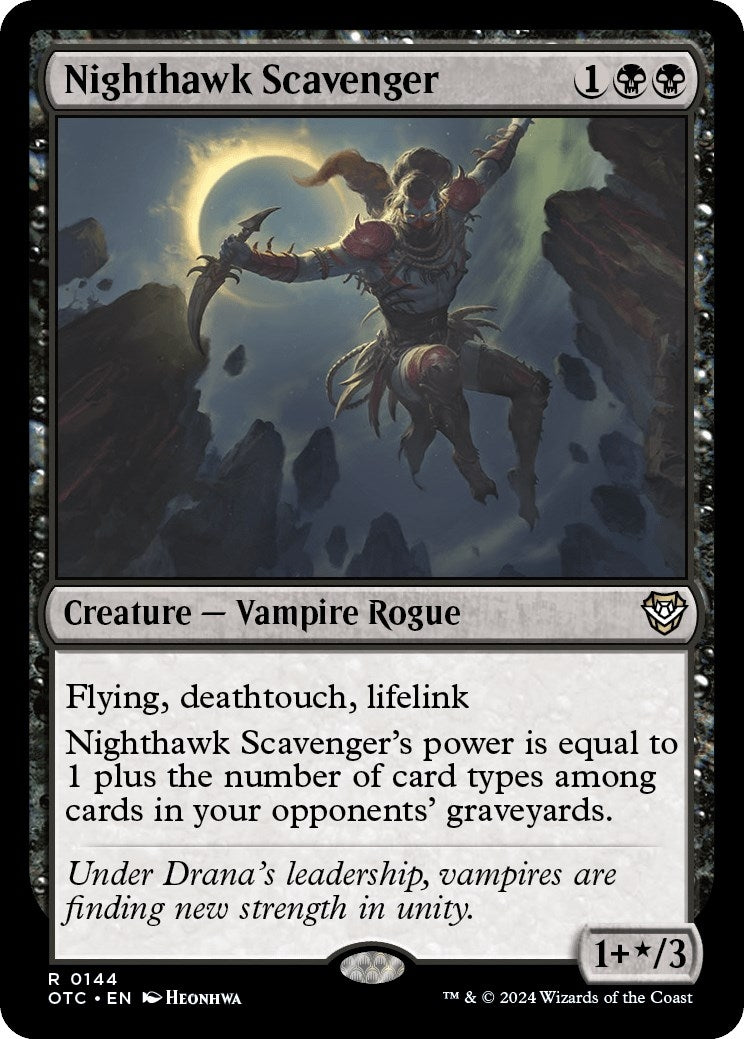 Image for Nighthawk Scavenger (144) (Commander: Outlaws of Thunder Junction) - Magic: The Gathering