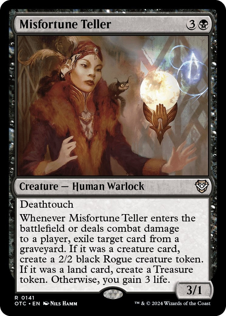 Image for Misfortune Teller (141) (Commander: Outlaws of Thunder Junction) - Magic: The Gathering