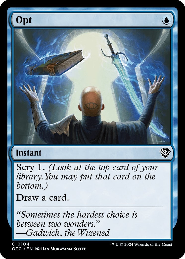 Image for Opt (104) (Commander: Outlaws of Thunder Junction) - Magic: The Gathering
