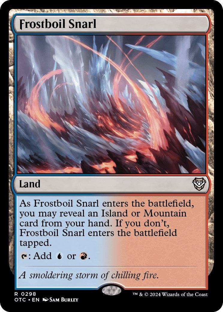 Image for Frostboil Snarl (298) (Commander: Outlaws of Thunder Junction) - Magic: The Gathering