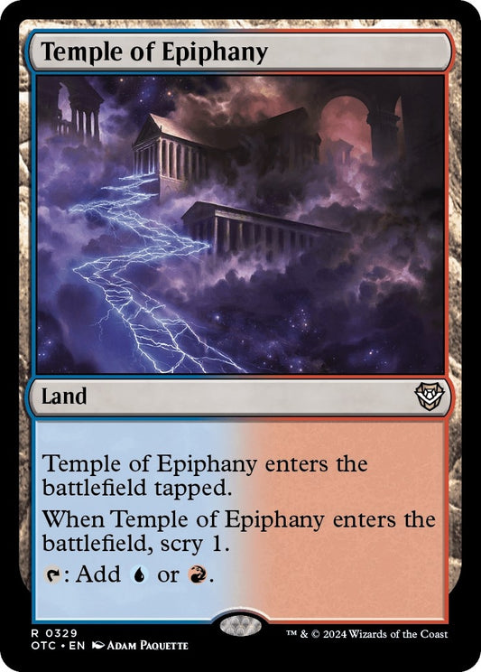Image for Temple of Epiphany (329) (Commander: Outlaws of Thunder Junction) - Magic: The Gathering