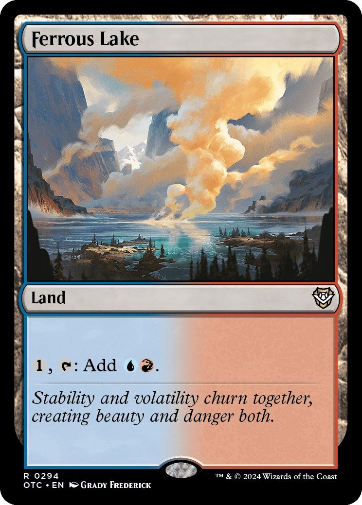 Image for Ferrous Lake (294) (Commander: Outlaws of Thunder Junction) - Magic: The Gathering