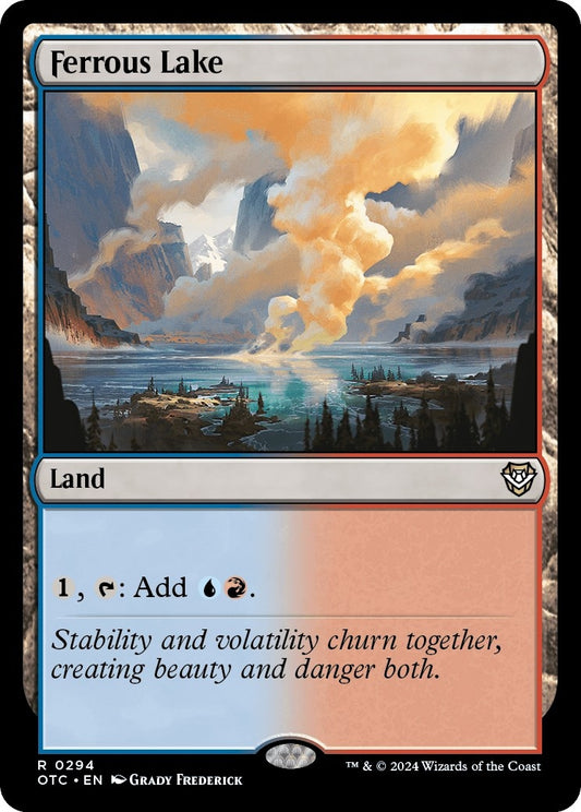 Image for Ferrous Lake (294) (Commander: Outlaws of Thunder Junction) - Magic: The Gathering