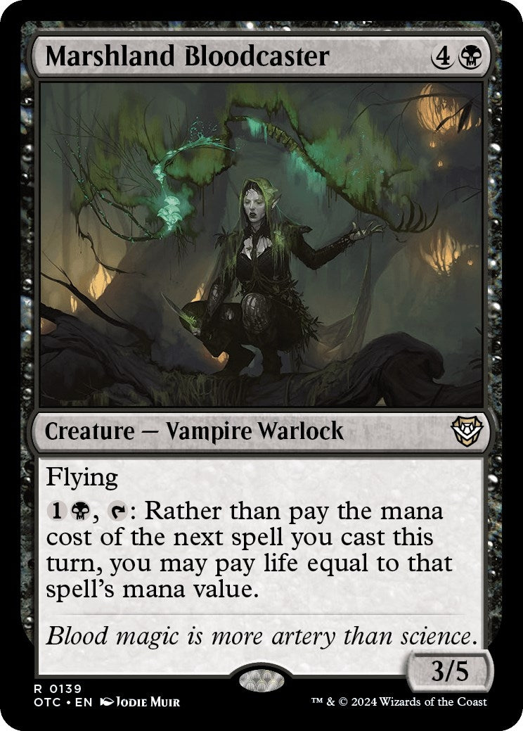 Image for Marshland Bloodcaster (139) (Commander: Outlaws of Thunder Junction) - Magic: The Gathering