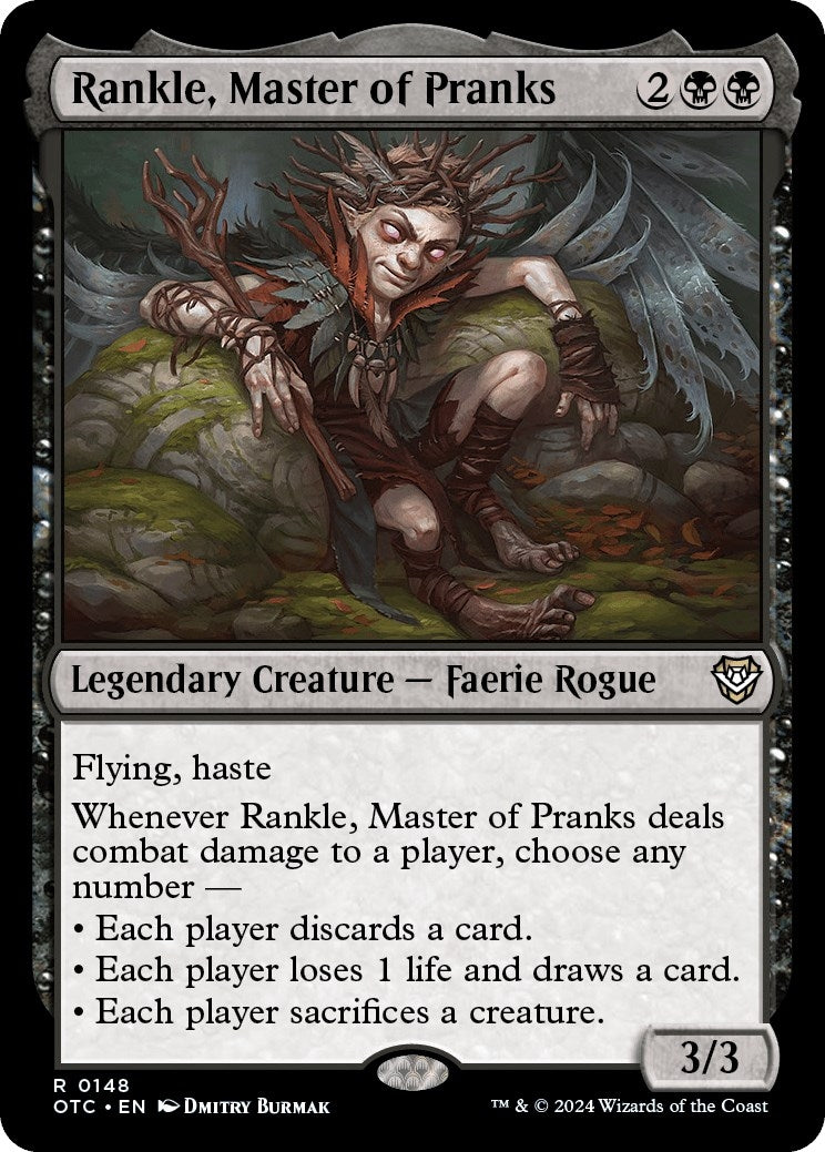 Image for Rankle, Master of Pranks (148) (Commander: Outlaws of Thunder Junction) - Magic: The Gathering