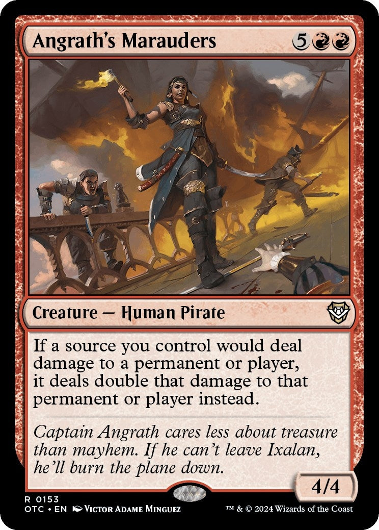 Image for Angrath's Marauders (153) (Commander: Outlaws of Thunder Junction) - Magic: The Gathering