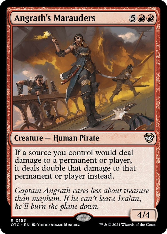 Image for Angrath's Marauders (153) (Commander: Outlaws of Thunder Junction) - Magic: The Gathering