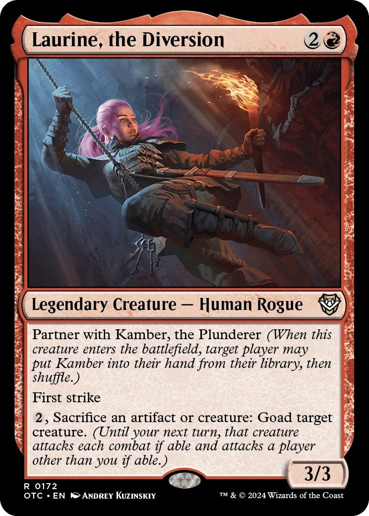 Image for Laurine, the Diversion (172) (Commander: Outlaws of Thunder Junction) - Magic: The Gathering