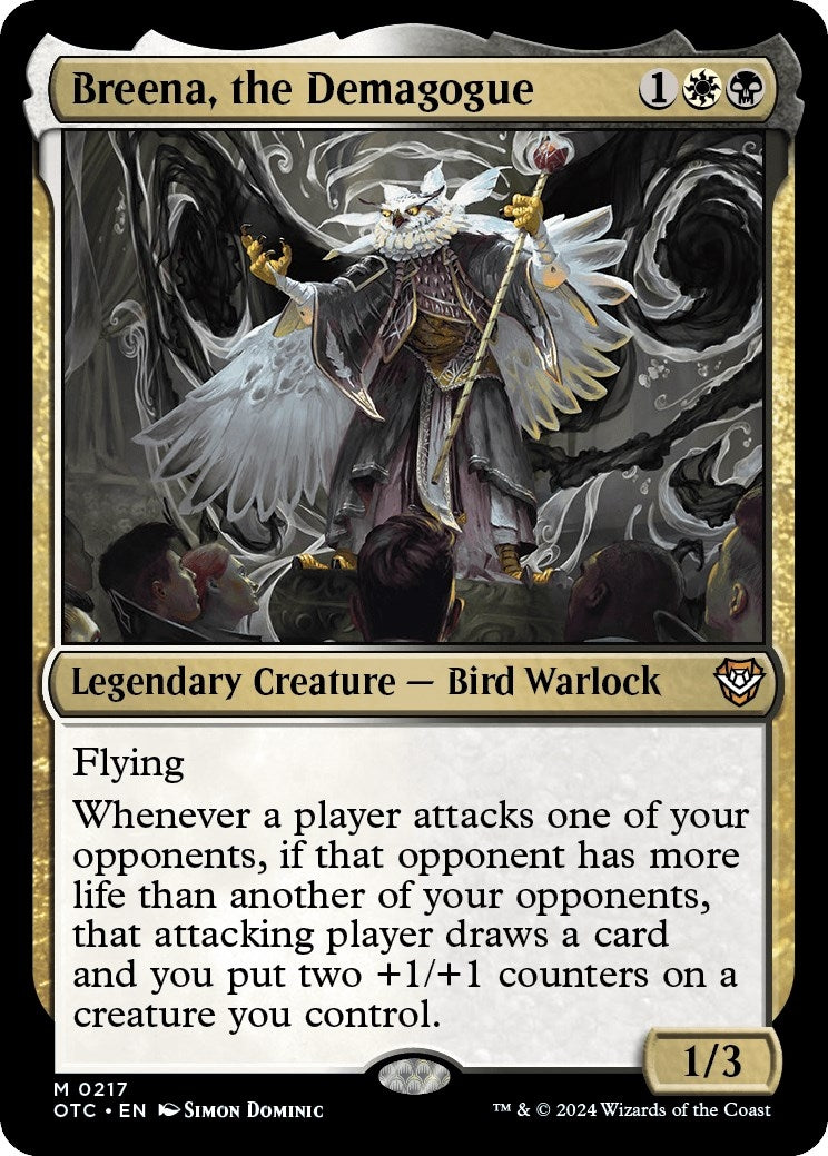 Image for Breena, the Demagogue (217) (Commander: Outlaws of Thunder Junction) - Magic: The Gathering