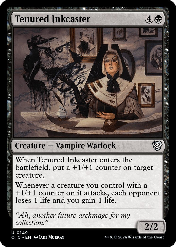 Image for Tenured Inkcaster (149) (Commander: Outlaws of Thunder Junction) - Magic: The Gathering