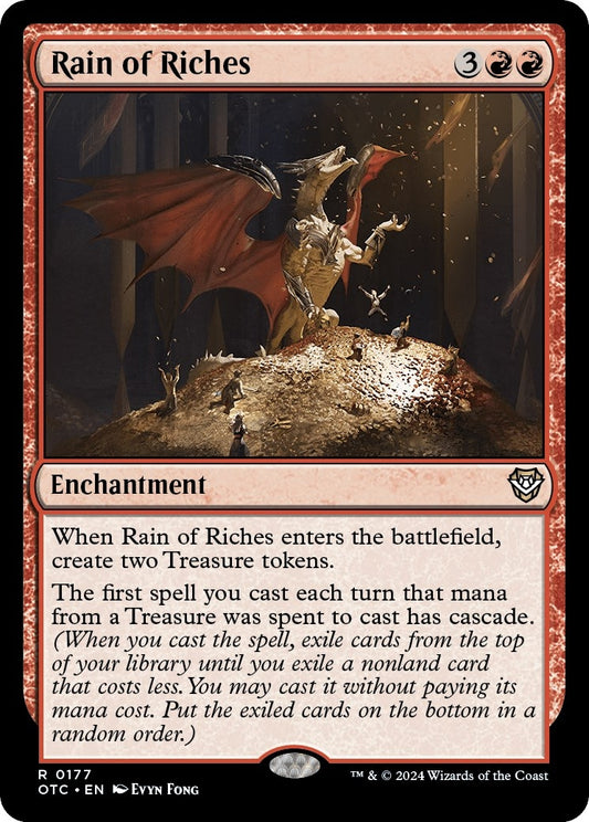 Image for Rain of Riches (177) (Commander: Outlaws of Thunder Junction) - Magic: The Gathering