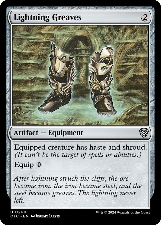 Image for Lightning Greaves (260) (Commander: Outlaws of Thunder Junction) - Magic: The Gathering