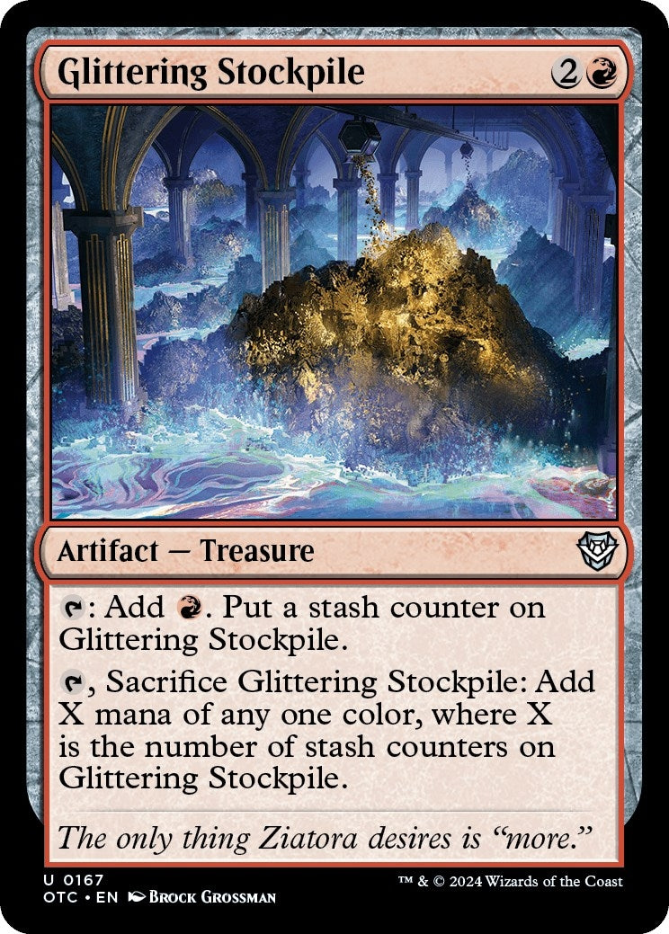Image for Glittering Stockpile (167) (Commander: Outlaws of Thunder Junction) - Magic: The Gathering