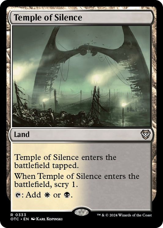 Image for Temple of Silence (333) (Commander: Outlaws of Thunder Junction) - Magic: The Gathering