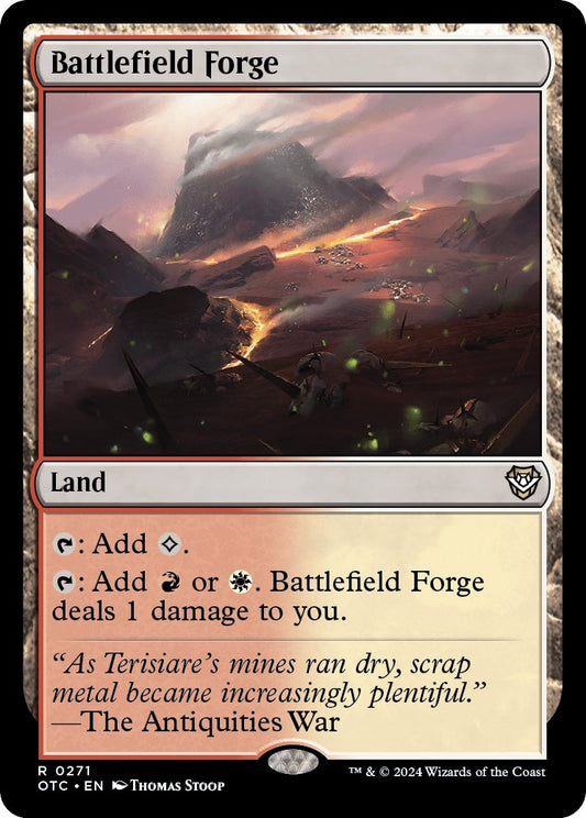 Image for Battlefield Forge (271) (Commander: Outlaws of Thunder Junction) - Magic: The Gathering