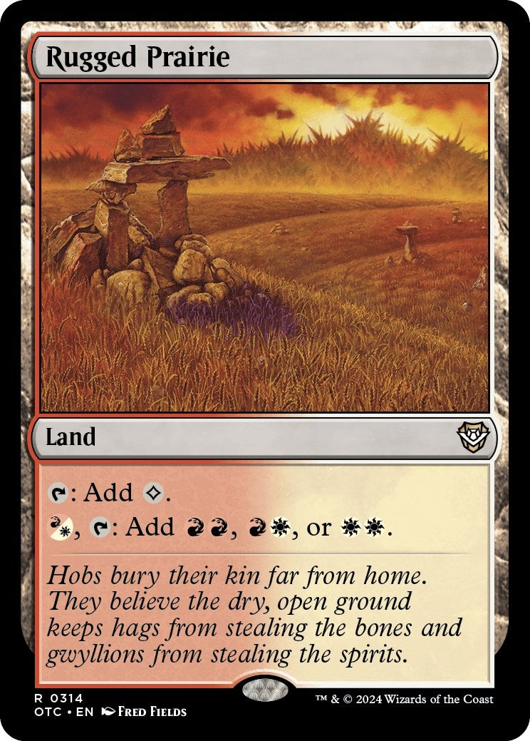 Image for Rugged Prairie (314) (Commander: Outlaws of Thunder Junction) - Magic: The Gathering