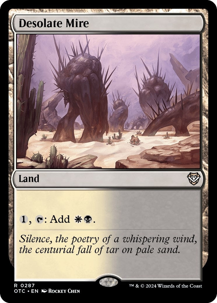 Image for Desolate Mire (287) (Commander: Outlaws of Thunder Junction) - Magic: The Gathering