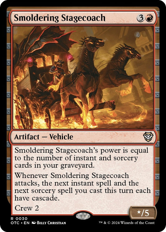 Image for Smoldering Stagecoach (30) (Commander: Outlaws of Thunder Junction) - Magic: The Gathering