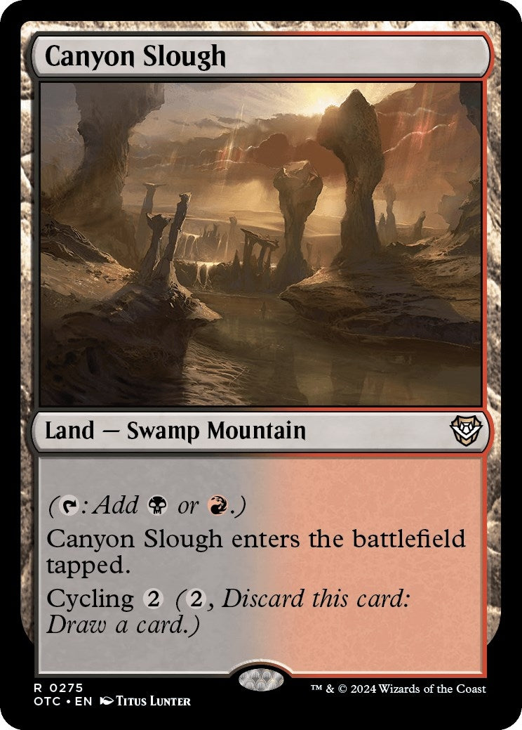 Image for Canyon Slough (275) (Commander: Outlaws of Thunder Junction) - Magic: The Gathering