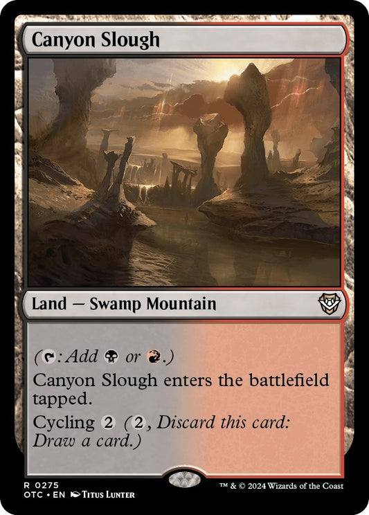 Image for Canyon Slough (275) (Commander: Outlaws of Thunder Junction) - Magic: The Gathering