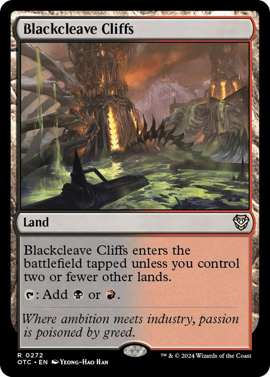 Image for Blackcleave Cliffs (272) (Commander: Outlaws of Thunder Junction) - Magic: The Gathering