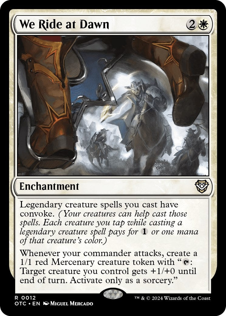 Image for We Ride at Dawn (12) (Commander: Outlaws of Thunder Junction) - Magic: The Gathering