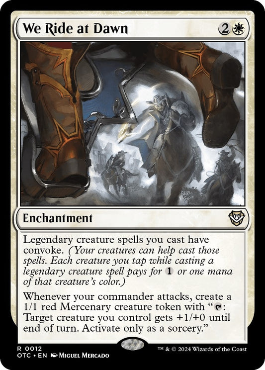 Image for We Ride at Dawn (12) (Commander: Outlaws of Thunder Junction) - Magic: The Gathering