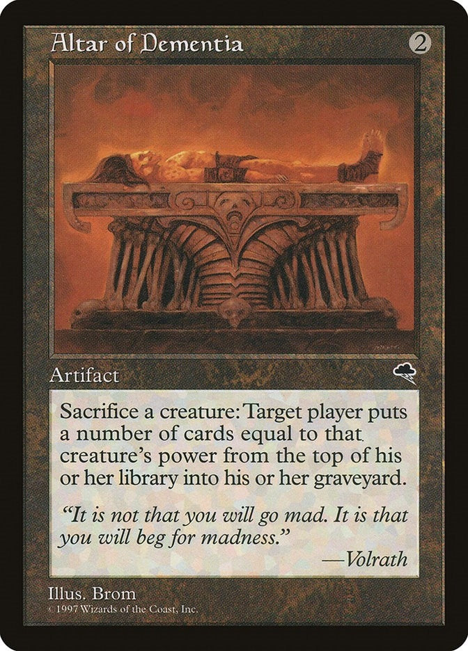 Image for Altar of Dementia (276) (Tempest) - Magic: The Gathering