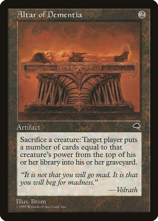 Image for Altar of Dementia (276) (Tempest) - Magic: The Gathering