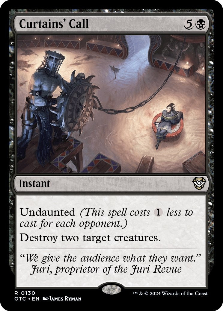 Image for Curtains' Call (130) (Commander: Outlaws of Thunder Junction) - Magic: The Gathering