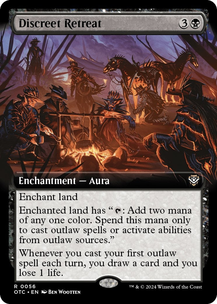 Image for Discreet Retreat (Extended Art) (56) (Commander: Outlaws of Thunder Junction) - Magic: The Gathering