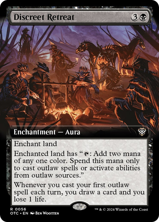 Image for Discreet Retreat (Extended Art) (56) (Commander: Outlaws of Thunder Junction) - Magic: The Gathering