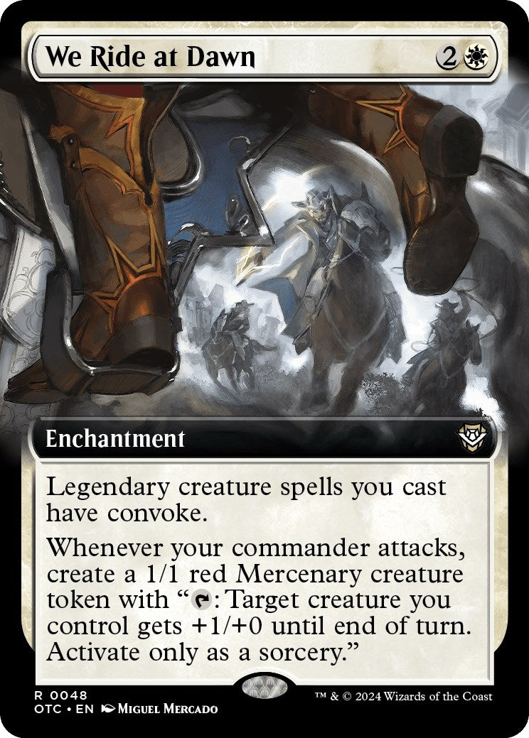 Image for We Ride at Dawn (Extended Art) (48) (Commander: Outlaws of Thunder Junction) - Magic: The Gathering