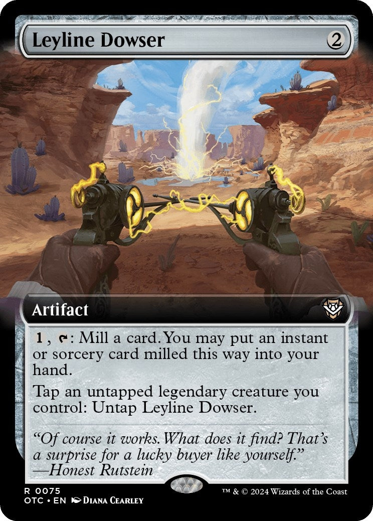 Image for Leyline Dowser (Extended Art) (75) (Commander: Outlaws of Thunder Junction) - Magic: The Gathering