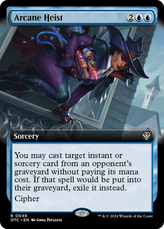Image for Arcane Heist (Extended Art) (49) (Commander: Outlaws of Thunder Junction) - Magic: The Gathering