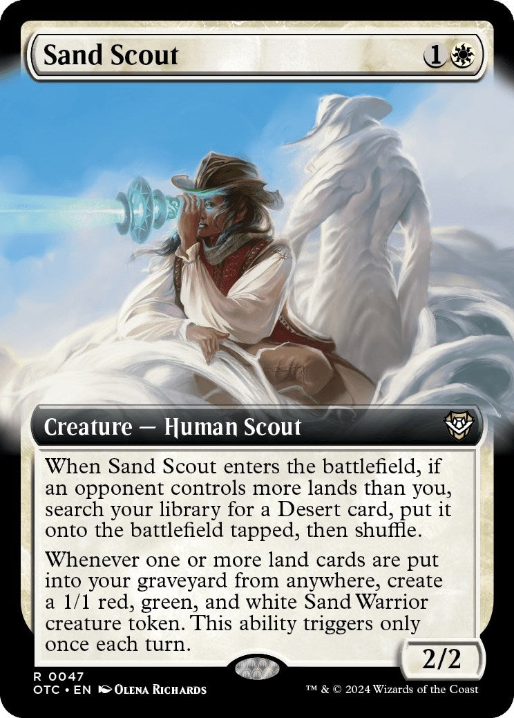 Image for Sand Scout (Extended Art) (47) (Commander: Outlaws of Thunder Junction) - Magic: The Gathering