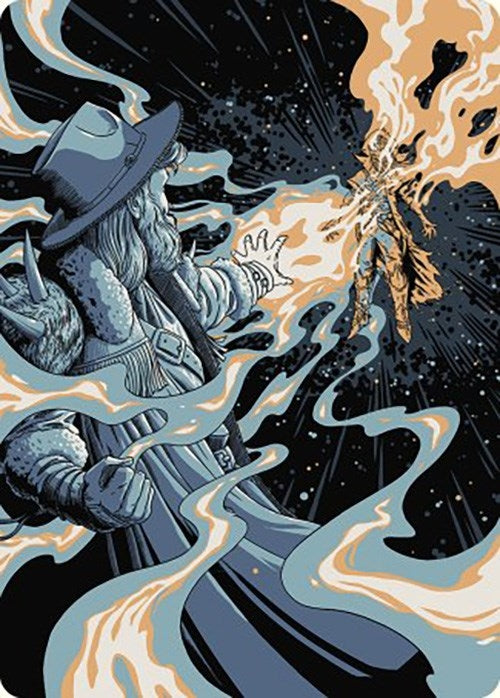 Image for Mana Drain Art Card (39) (Art Series: Outlaws of Thunder Junction) - Magic: The Gathering