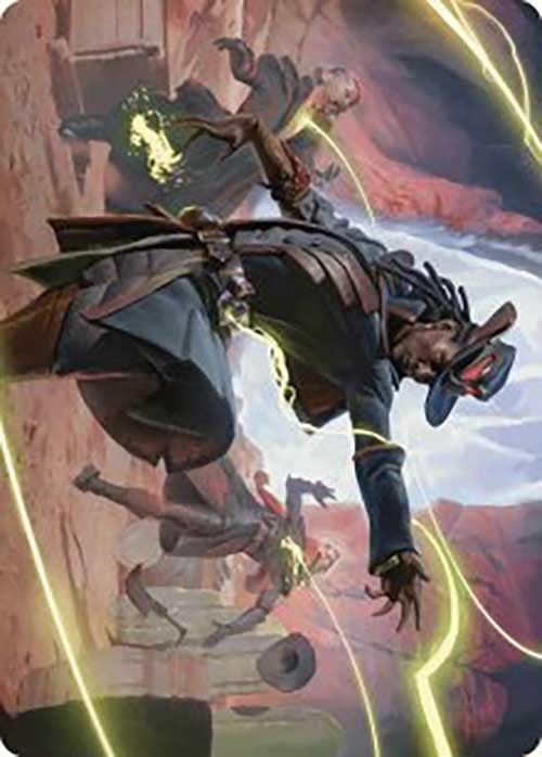 Image for Lilah, Undefeated Slickshot Art Card (26) (Art Series: Outlaws of Thunder Junction) - Magic: The Gathering