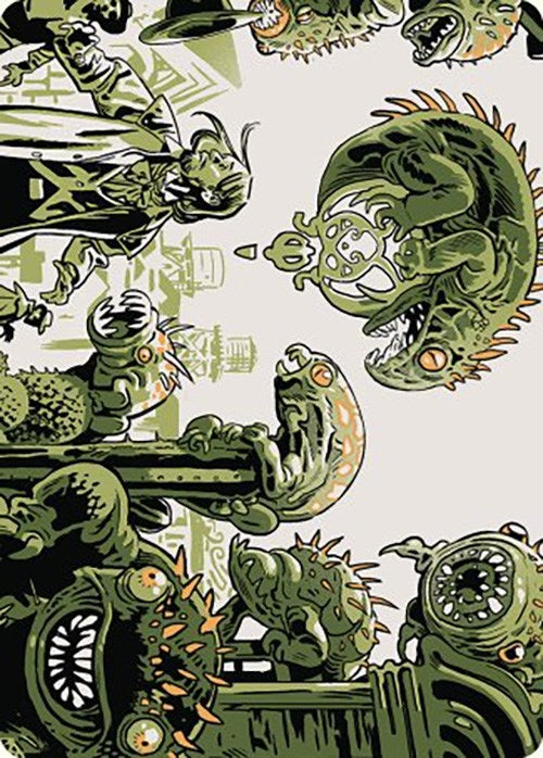 Image for Pest Infestation Art Card (42) (Art Series: Outlaws of Thunder Junction) - Magic: The Gathering