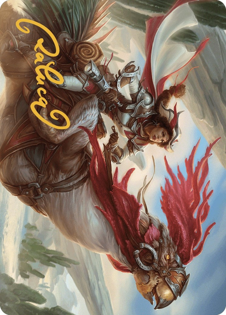 Image for Frontier Seeker Art Card (Gold-Stamped Signature) (2) (Art Series: Outlaws of Thunder Junction) - Magic: The Gathering