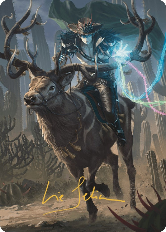 Image for Oko, the Ringleader Art Card (54/54) (Gold-Stamped Signature) (54) (Art Series: Outlaws of Thunder Junction) - Magic: The Gathering