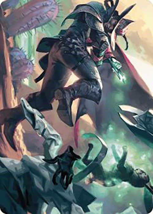 Image for Metamorphic Blast Art Card (7) (Art Series: Outlaws of Thunder Junction) - Magic: The Gathering