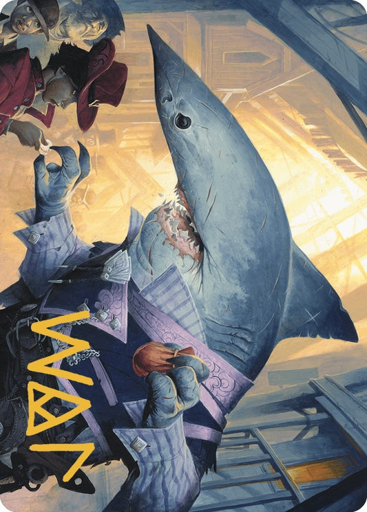 Image for Loan Shark Art Card (Gold-Stamped Signature) (6) (Art Series: Outlaws of Thunder Junction) - Magic: The Gathering