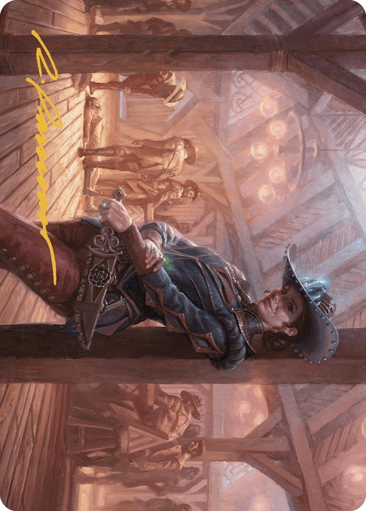 Image for Marchesa, Dealer of Death Art Card (Gold-Stamped Signature) (27) (Art Series: Outlaws of Thunder Junction) - Magic: The Gathering